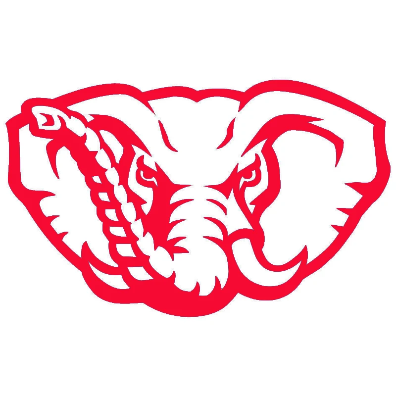 Классический автомобиль Angry Elephant с животным стиль JDM высечка автомобиля Наклейка