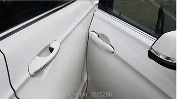 

10M car styling Car Door Edge Protection Strip Moulding Strip for SEAT Ibiza Leon heater caver Toledo Arosa concept accessories