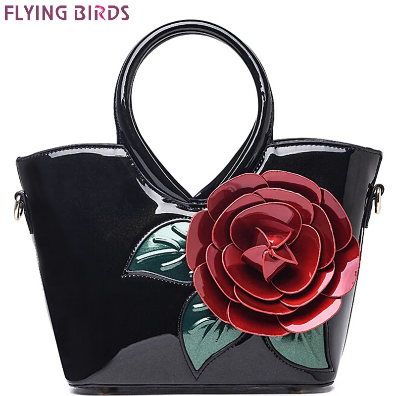Prix pour FLYING BIRDS! femmes sac à main élégant femmes en cuir sacs à main rétro sacs à bandoulière bolsas célèbre marques sac de fleur femmes LM3027fb Prix pour FLYING BIRDS! femmes sac à main élégant femmes en cuir sacs à main rétro sacs à bandoulière bolsas célèbre marques sac de fleur femmes LM3027fb