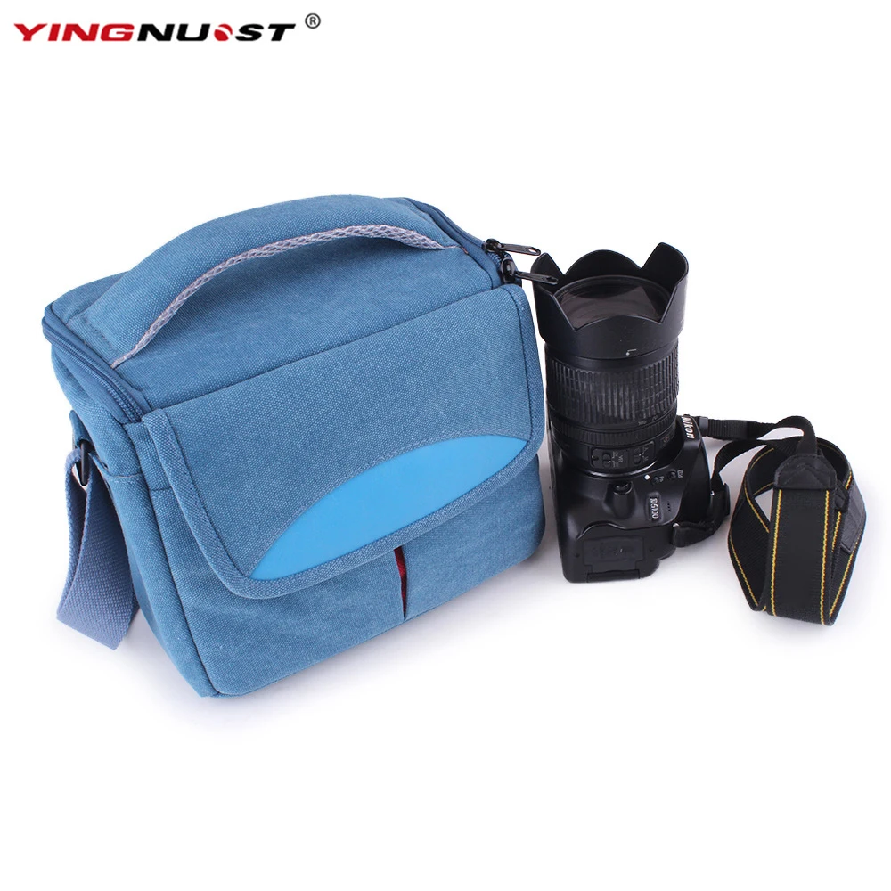 Premium Camera Shoulder Bag Digital Photo Video Canvas Soft Sling Pack