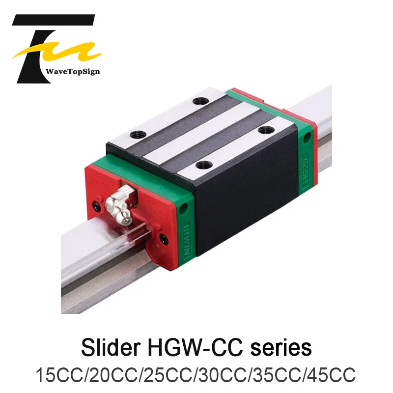 

HIWIN Linear Guide Rail Slider HGW15CC 20CC 25CC 30CC 35CC 45CC Linear Rail Linear Bearing