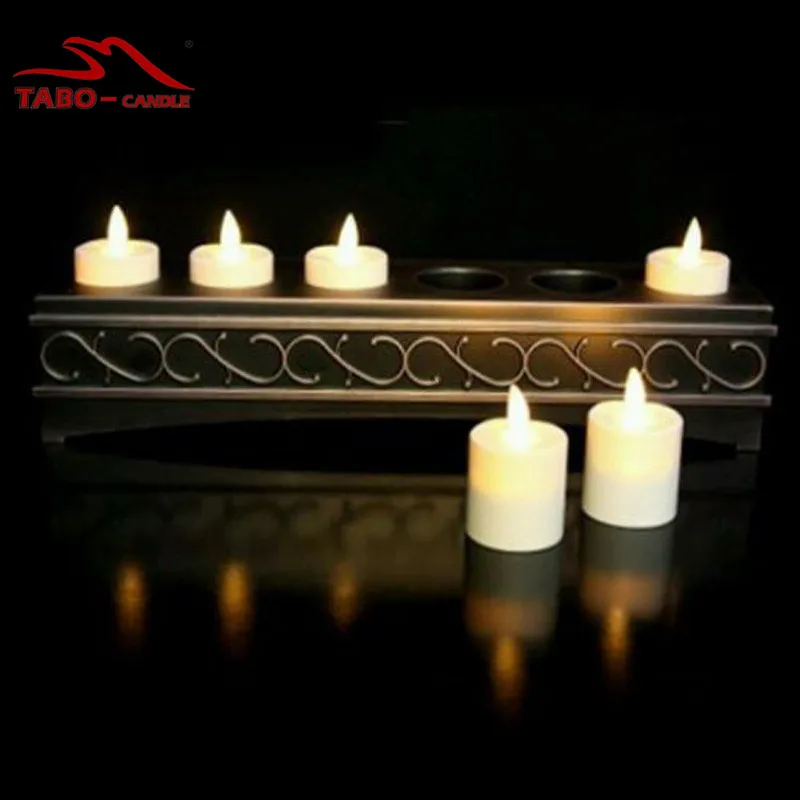 Luminara Flamless Tea Light Tealight Candle Set of 6 Ivory Candle with