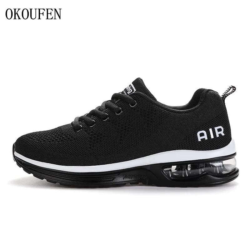 

OKOUFEN Sport Running Shoes Men Sneakers Couples Sport Shoes Woman Athletic Outdoor Comfortable Breathable Trainer Shoes For Men
