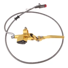 150 200 250cc Универсальный рычаг гидравлического Сцепления Мотоцикла CNC главный цилиндр руля с 1200 мм маслопроводы