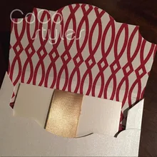 Cocostyles Пользовательские Современные Геометрические печати конверт лайнер с высечкой cur пригласительные карты для модных свадебных приглашений