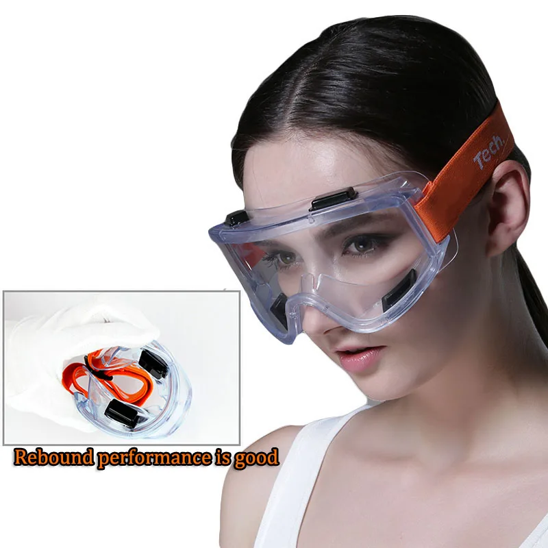 Safety Goggles Windproof Anti sand anti splash Transparent Goggles High