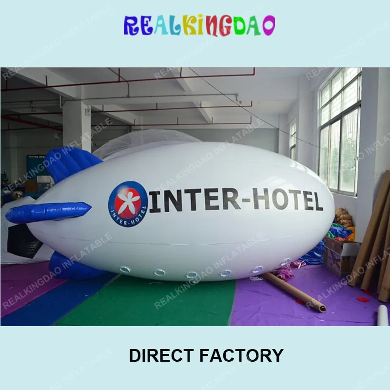 

4 meters Long Inflatable Advertising Blimp/Airship/Zeppeline with different LOGO as you want /FREE Shipping