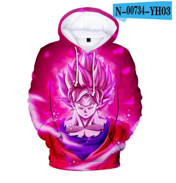 Anime Hoodie Dragon Ball Z Pocket Hooded Sweatshirt Kid Goku 3D Hoodies Pullovers Men Women Long Sleeve Outerwear Poleron Hombre