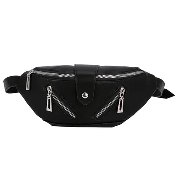 

Shoulder Bag Unisex Chest Bag Messenger Simple Pu Multi-Function Bag Travel