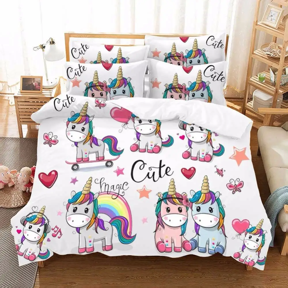 unicorn bedding 
