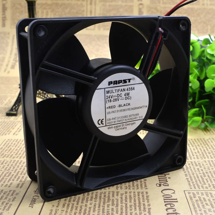 

Free Delivery.4354 DC 24 v 4 w 12038 12 cm inverter axial flow fan