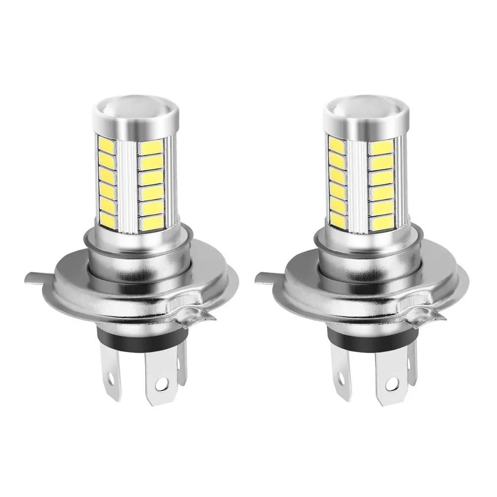 

1pc H4 33SMD 5630 LED Super Bright White Car Headlight Light Source DRL Daytime Traffic Lights Bulb Lamp LED 12V 8W Wagon