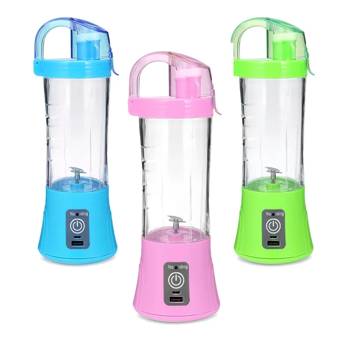 

Portable Blender Juicer Bottle USB Rechargeable 380ml Electric Automatic Vegetable Fruit Citrus Orange Juice Maker Cup Mixer Cup
