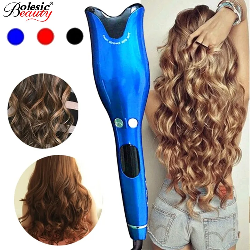 

Automatic Hair Curler Professional Hair Curler Roller Air Spin & N Curl 1 Inch Ceramic Rotating Curler with LED Digital Display