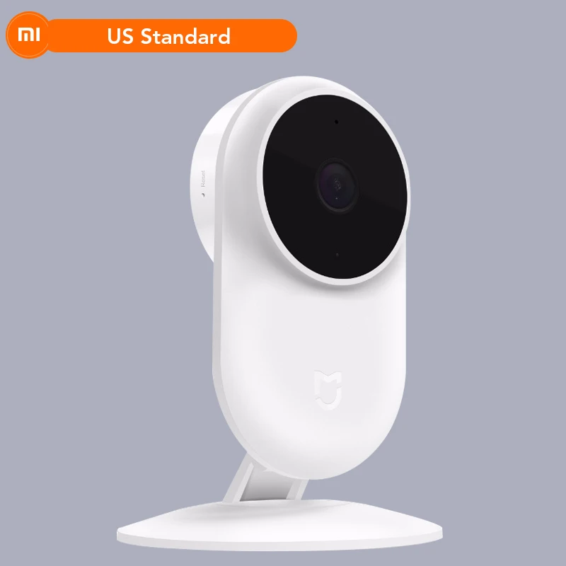 Xiaomi Mijia 1080P IP камера 130 градусов FOV ночного видения 2,4 ГГц Xioami домашний комплект безопасности монитор CCTV - Цветной: US Standard