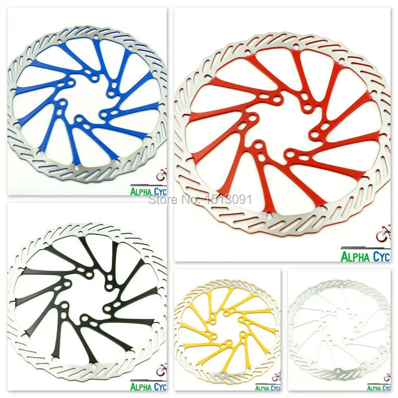 Новый MTB Велосипедный Спорт тормозные диски ваз 160 мм/6 Болты видоизменились внешне, cl-роторов, 5 цветов