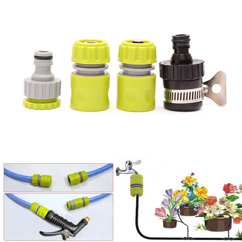 Convenient 4 Pcs 1/2 Inch Quick Connect Adapter Tap Water Hose Pipe Connector Fittings Garden Supplies FP8 ST12
Convenient 4 Pcs 1/2 Inch Quick Connect Adapter Tap Water Hose Pipe Connector Fittings Garden Supplies FP8 ST12