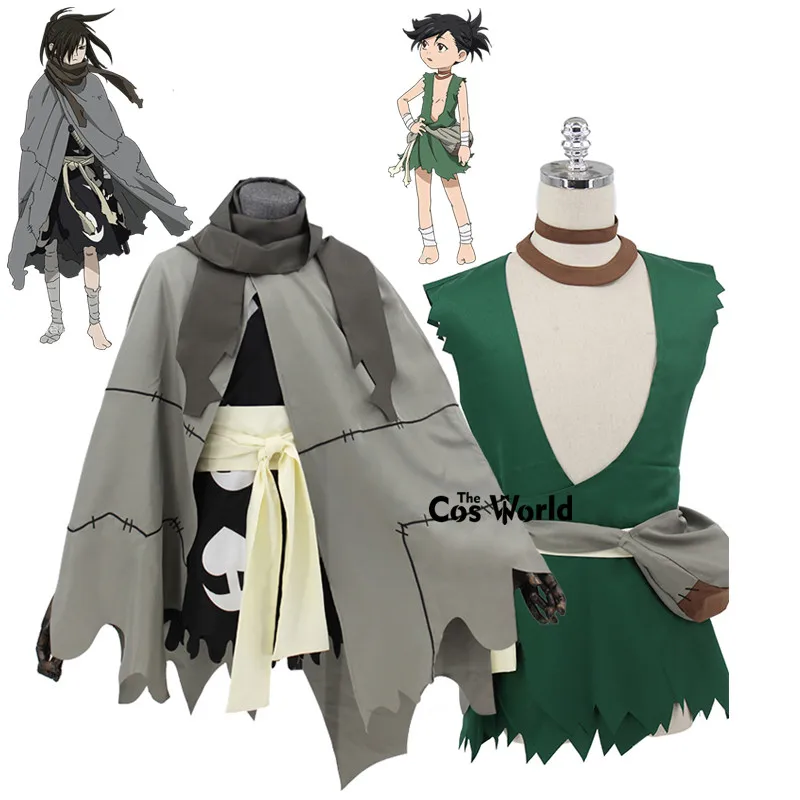 Кимоно Dororo Hyakkimaru Samurai плащ Униформа наряд аниме косплей костюмы | Тематическая