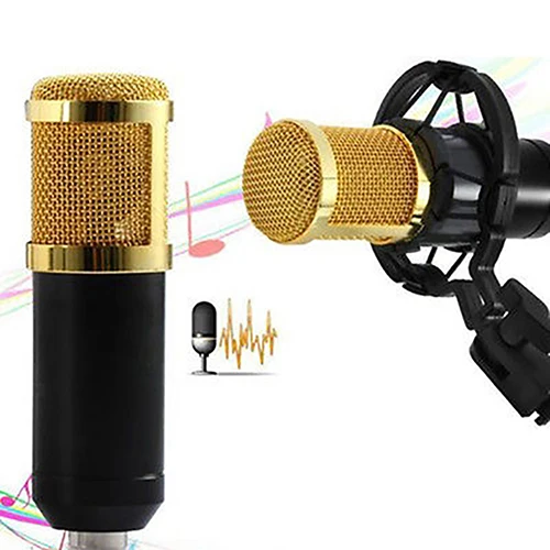 

BM 800 Condenser Pro Audio Microphone Sound Studio Dynamic Mic + Shock Mount