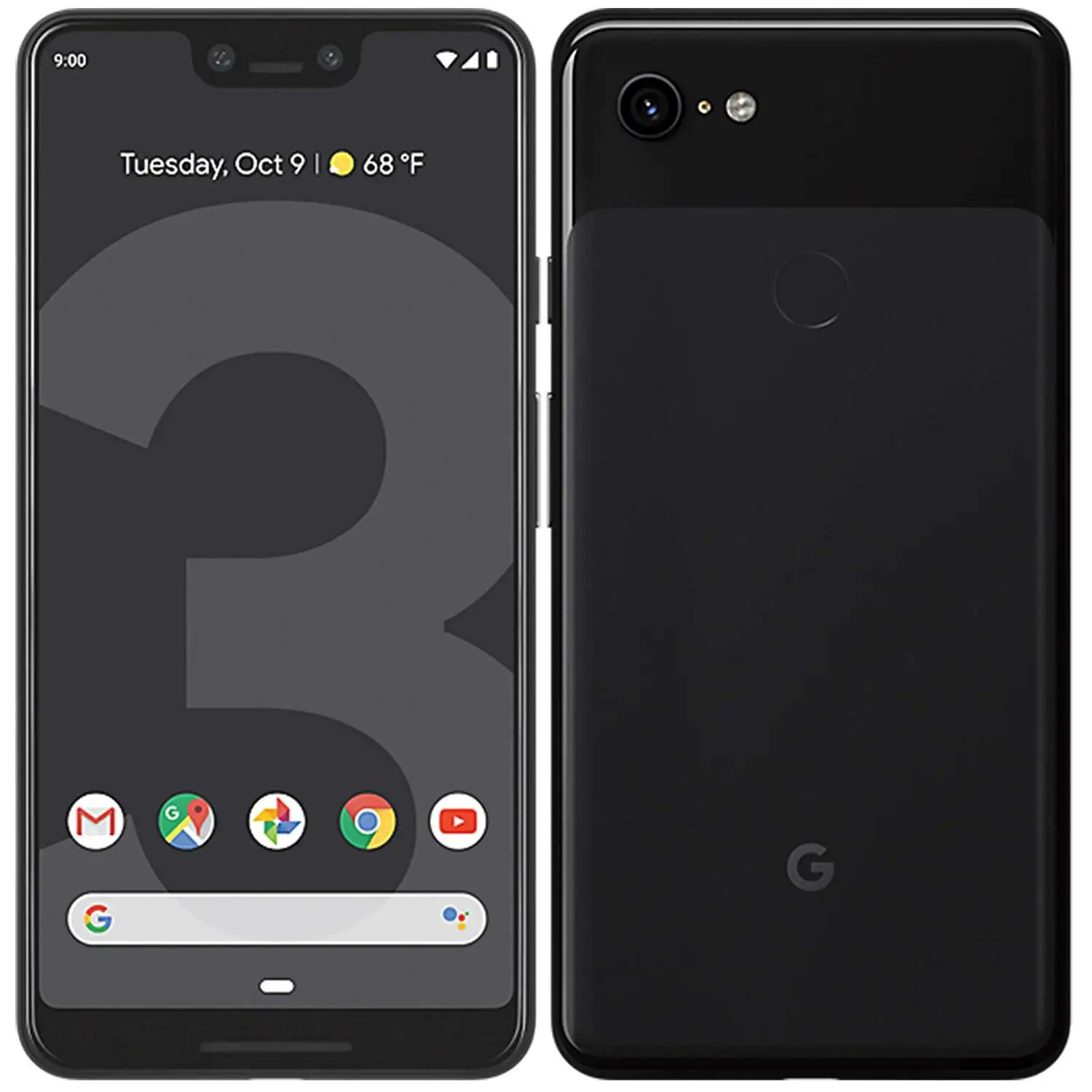 Google Pixel 3 XL, Band 4G/LTE/WiFi, внутренний 6 4 GB de Memoria, 4 GB Ram, экран высокий 16 см (6,3 "), 3430 mAh, Pan