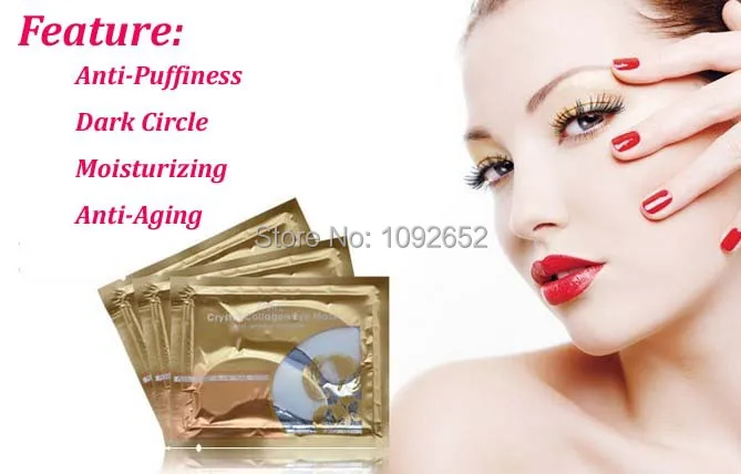 30pair/lot PILATEN Crystal Collagen Eye Mask Eyelid Patch anti wrinkle moisture Fourfold Treatment 4 in 1 | Красота и здоровье
