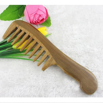 

Hair Comb Pear Sandalwood Wide Tooth Comb Coarse Tooth Massage Combs For Women Tooth Wood Combs
