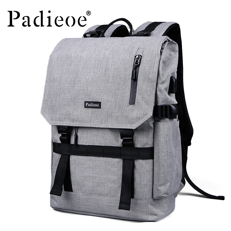

Padieoe Famous Brand Men Waterproof Nylon Backpack Fashion Men 15 Inches Large Capacity Travel Laptop Bag Notebook School Bags
