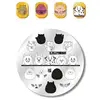 Zjoys – plaques d'estampage pour ongles, pochoirs pour Gel, Image, dessin animé, mignon, abeille, fleur d'été, outil de manucure, 2022 ► Photo 3/6
