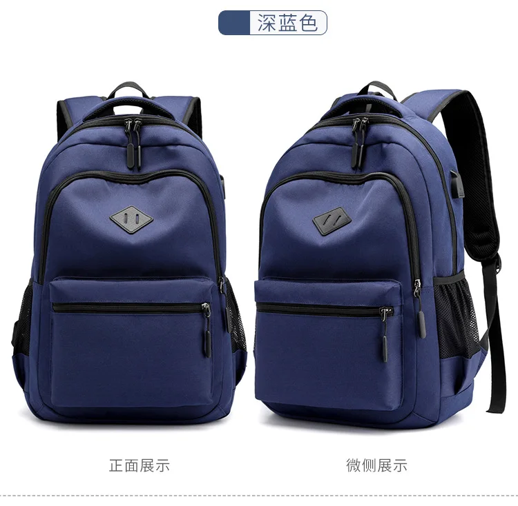 Men USB Charging Laptop Backpack Casual Design Women Waterproof Travel Backpack for Teenager Boy Fashion Girls School Bags