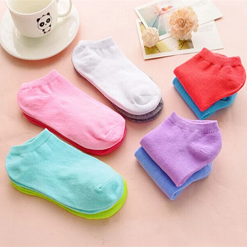 

Fashion 16 Colors 10 Pairs=20pcs/lot Women Socks Fluorescence Cotton Sock Candy Color Ankle Boat Short Socks