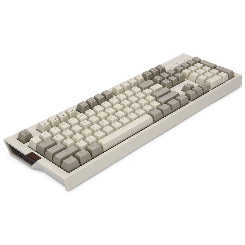 Ajazz AK510 104 Keys Mechanical Keyboard Retro Gaming Keyboard RGB Backlight Wired Keyboard Two-col