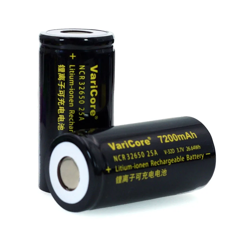 VariCore 3,7 V 32650 7200mAh литий-ионная аккумуляторная батарея 20A 25A непрерывный разряд максимум 32A батарея высокой мощности