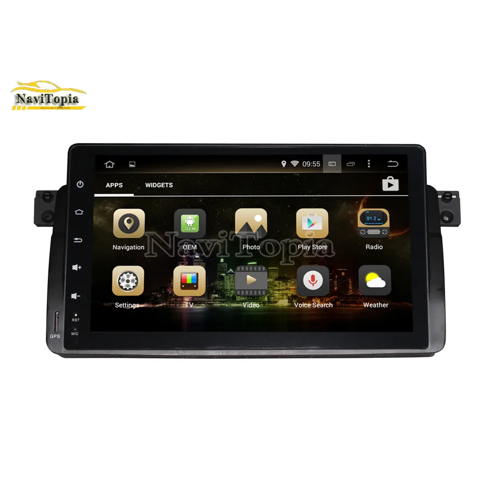 Discount NAVITOPIA 9inch 4G RAM 64G ROM PX6 Six Core Android 9.0 Car DVD GPS for BMW E46/M3 for BMW 3 series 1998 1999 2000 2001-2005 9