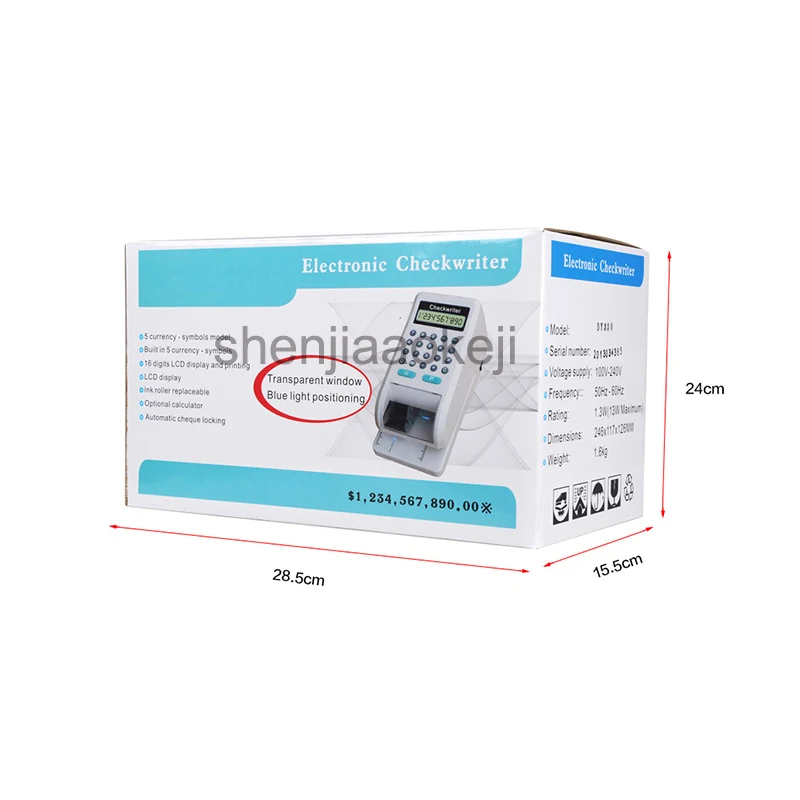 110-220v 영어 체크 프린터 DY330 RMB 홍콩 달러 미국 달러 싱가포르 싱가포르 SGD 5개국 체크 프린터 1pc