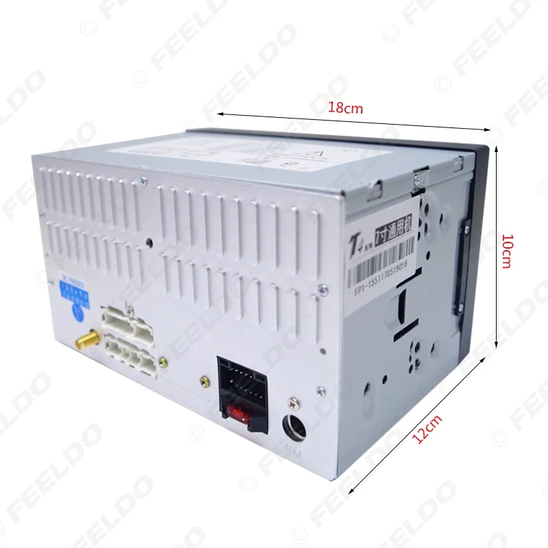 Discount FEELDO 7inch Android 4.4.2 Quad Core Car Media Player With GPS Navi Radio For Nissan/Hyundai Universal 2DIN ISO #3900 6