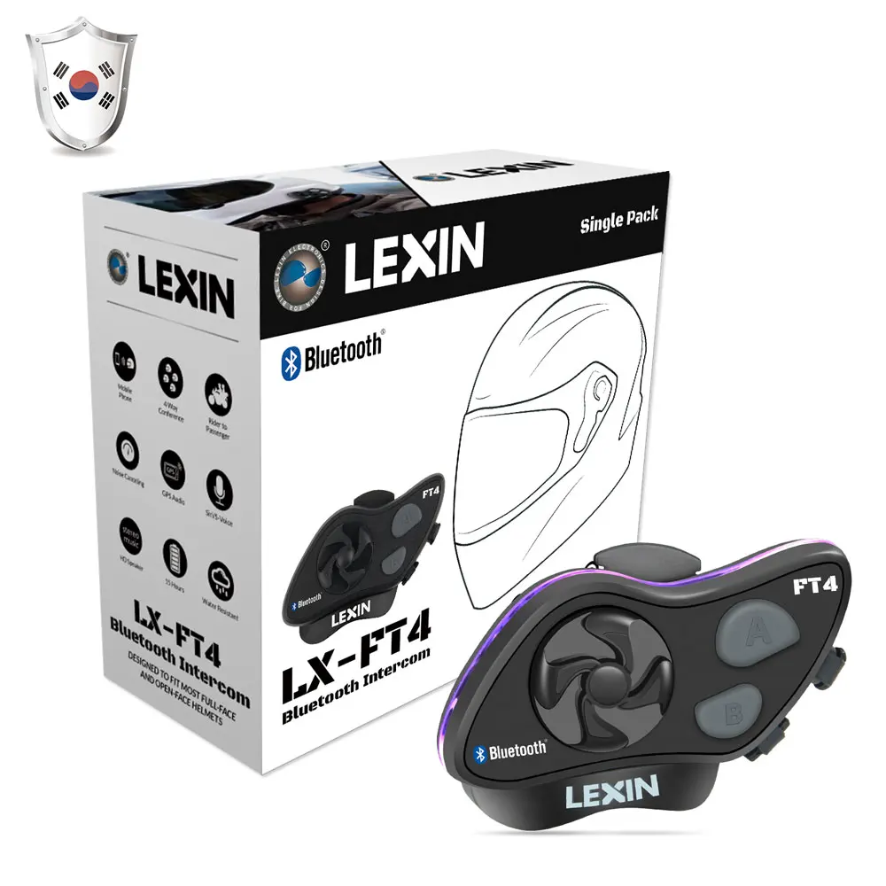 1 шт. Lexin FT4 4 способа отделки светильник Дизайн moto rcycle шлем bluetooth гарнитуры домофон