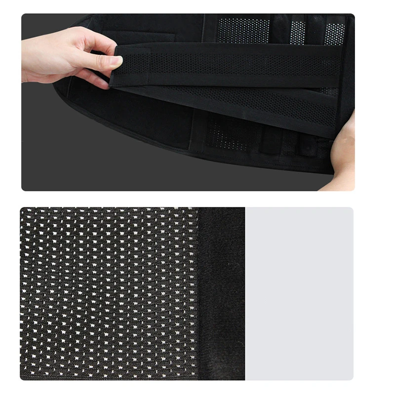 xijie Adjustable Lower Back Support Brace Belt  (4)