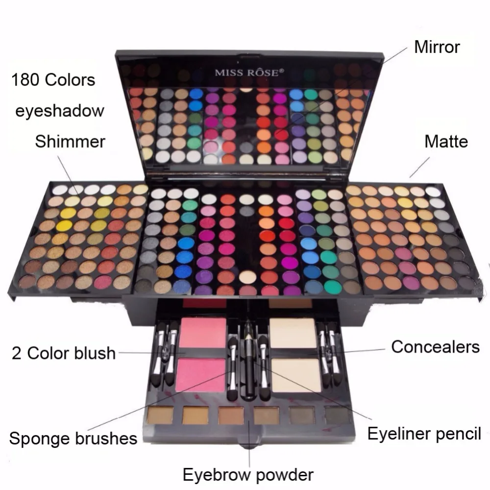 

Eyeshadow Makeup Set Piano Women Case Full Professional Makeup Palette Concealer Blusher Cosmetic Set New Arrival High Quality