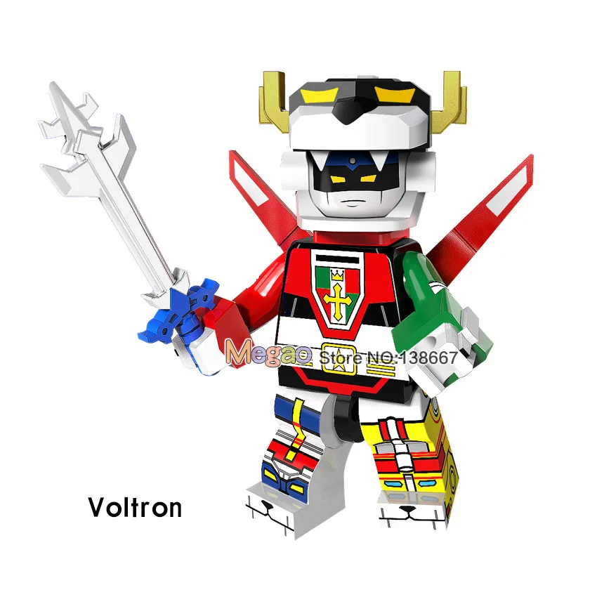 WM6069 блоки механик робот Voltes V лидер Daimos Com-Battler V мазинкайзер король зверей строительные блоки игрушки Gif - Цвет: Многоцветный