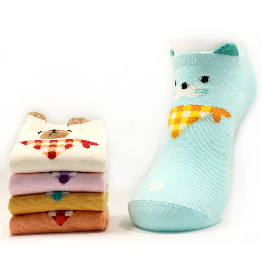 Hot Sale Women's Socks Cute Cartoon Character Socks Including 5 Pairs Free Shoppingin Socks
