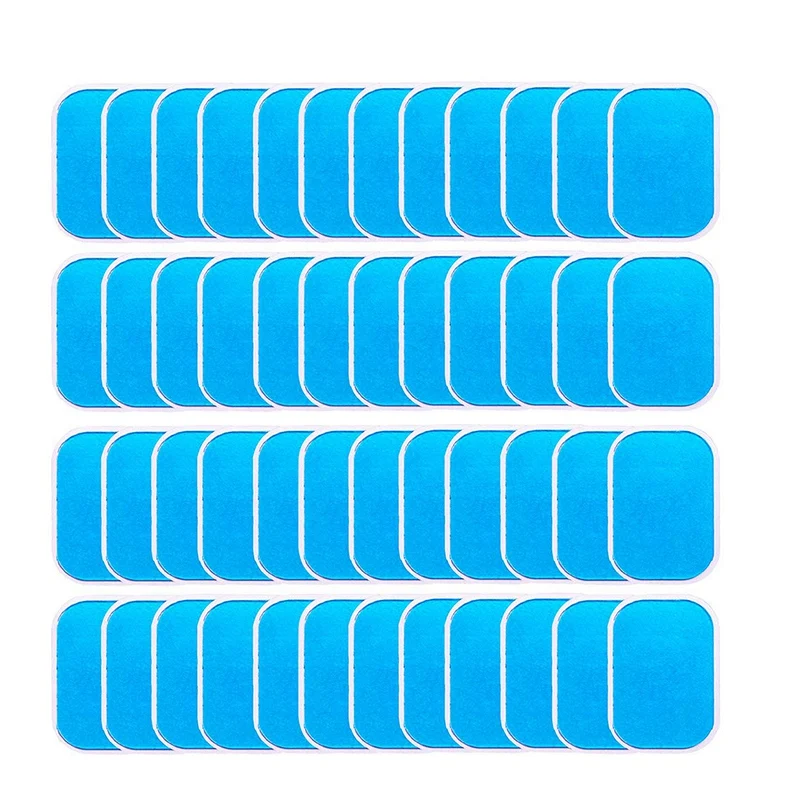 

TOP!-40Pcs Abs Stimulator Trainer Replacement Gel Sheet Abdominal Toning Belt Muscle Toner Ab Trainer Accessories