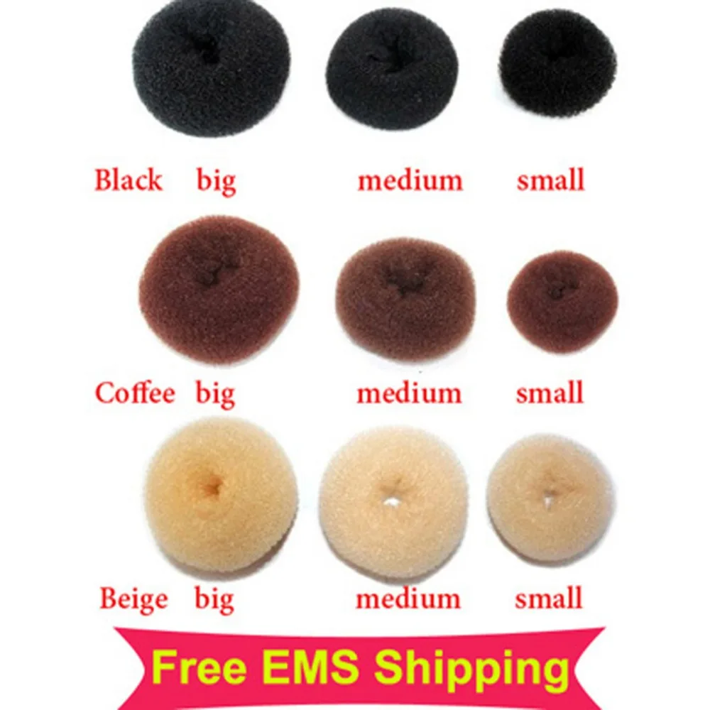 Furling Free EMS Shipping wholesale hair donuts 216 pieces/lot Hair