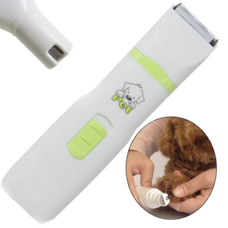 

2019 New 2 in 1 CP5200 Pet Dog Cat Hair Trimmer Cutting Machine Paws Nail Cutter Grinder Grooming Tool Clippers