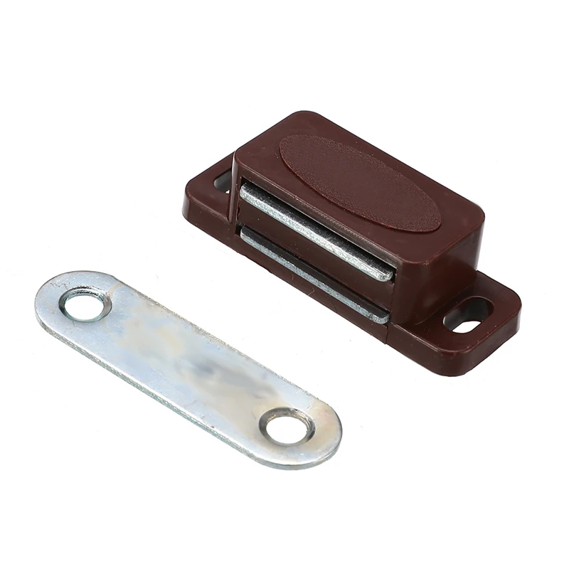 

Plastic Wardrobe Cabinet Cupboard Door Magnetic Catch Latch Stopper Holder Self-Aligning Magnet Home Furniture Hardware 2pcs