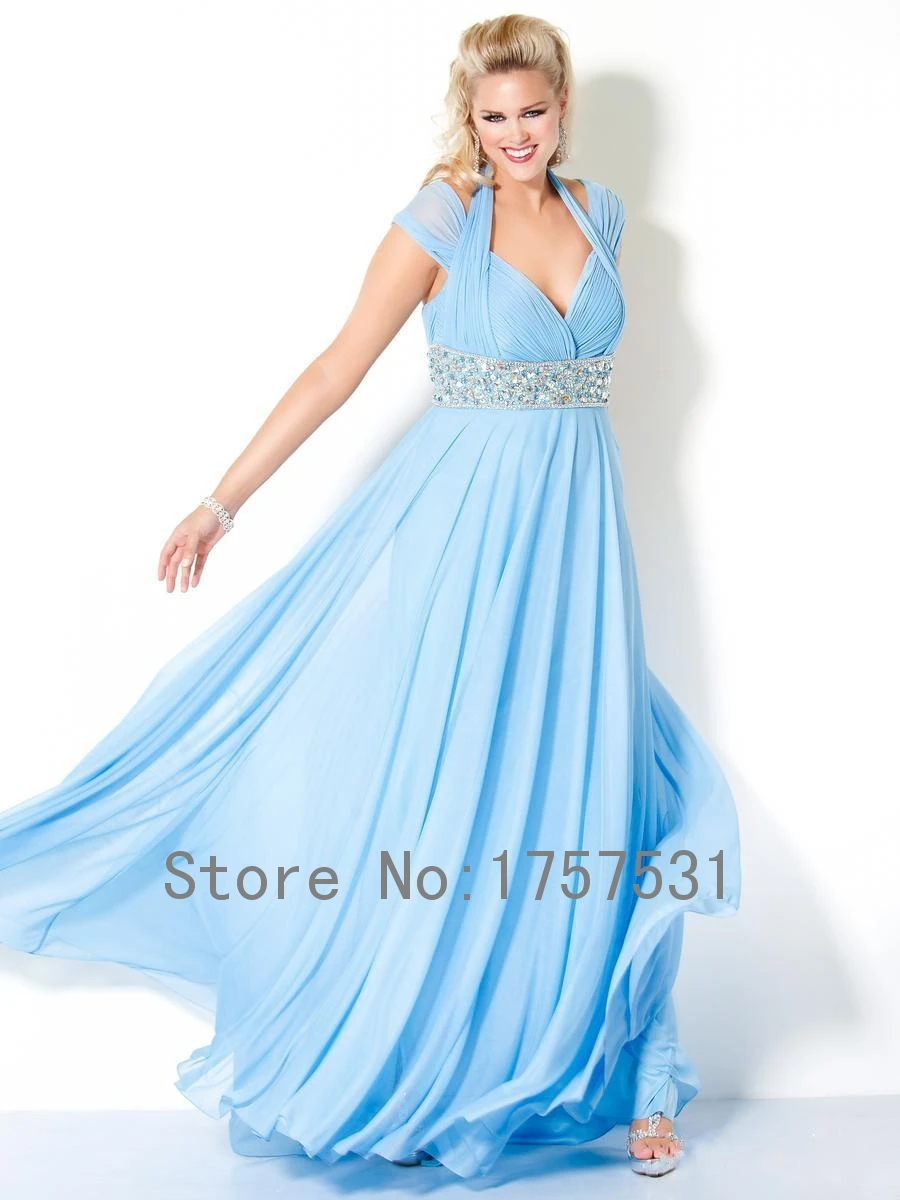 baby blue wedding dresses plus size