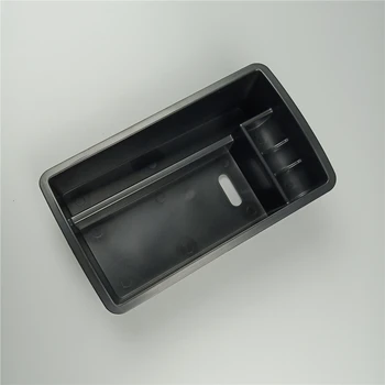 

Black Center Console Armrest Box Storage Box Decoration Cover Trim For Audi A3 2014-2018 Car Interior Accessories