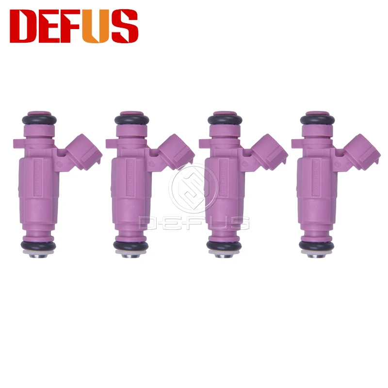 

DEFUS 4pcs Tested 35310-04090 Bico Fuel Injector Nozzle for Hyundai Flex 1.0L Hb20 /Picanto 1.0L flex 35310 04090 3531004090 NEW