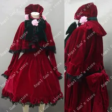 Envío gratis a medida Rozen Maiden realmente rojo cosplay