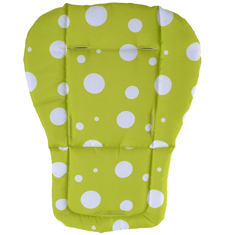 Удобные подушки на сиденья coussin poussette из полиэстера и хлопка с принтом в горошек 7
