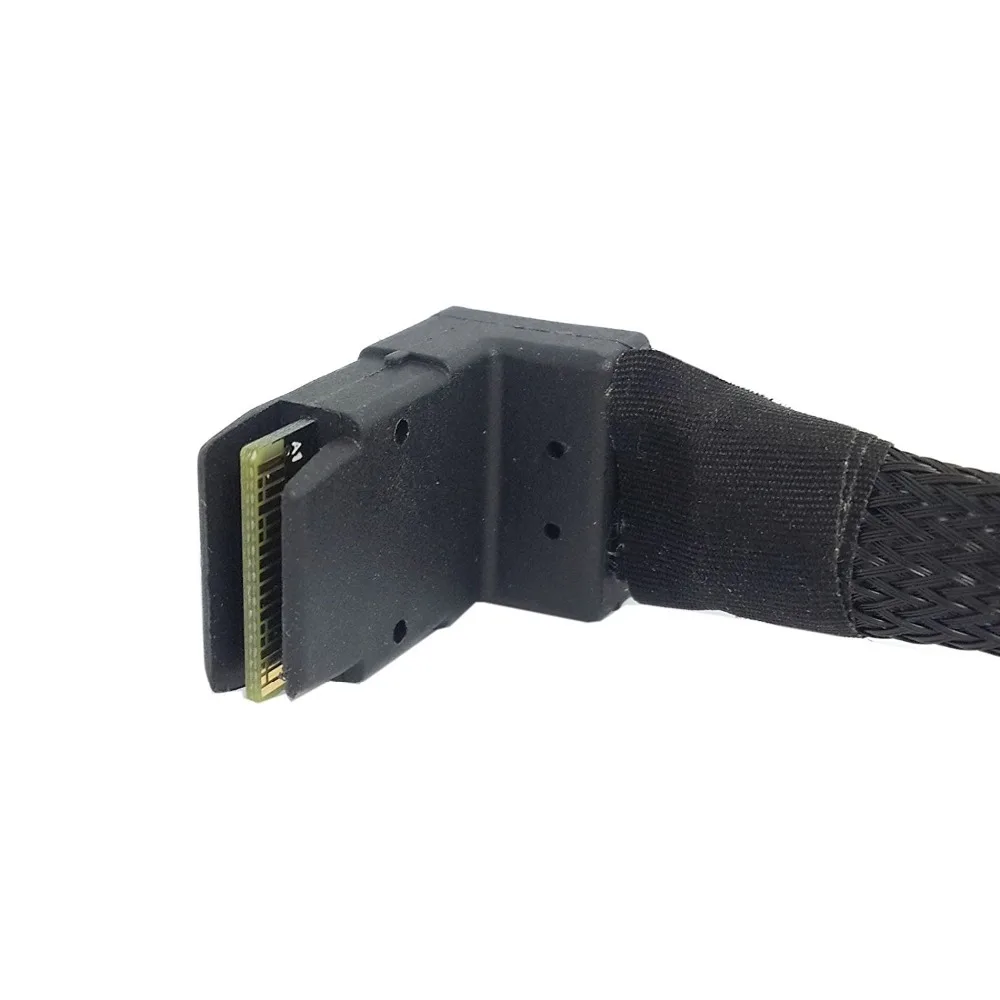 90 градусный угловой внутренний Mini SAS 36Pin SFF 8087 to 36pin кабель для жесткого диска Raid 80